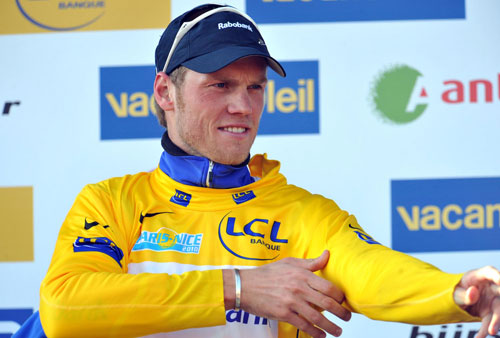 Lars Boom still in lead, Paris-Nice 2010, stage two