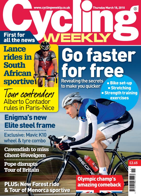 Cycling Weekly March 18 2010 cover
