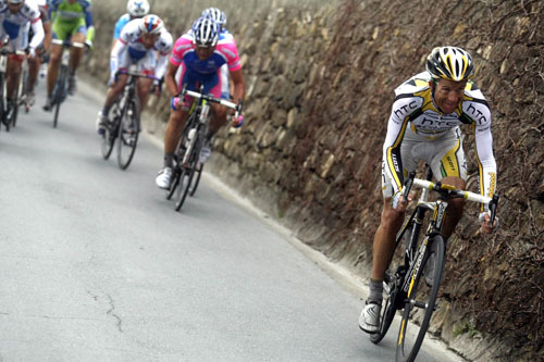 Michael Rogers attacks, Milan-San Remo 2010 Michael Rogers attacks, Milan-San Remo 2010