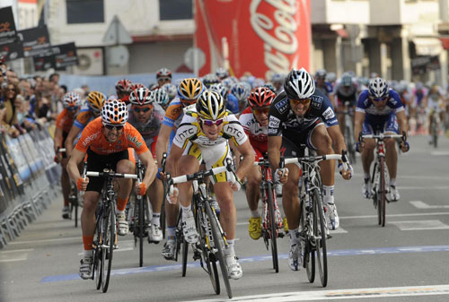 Mark Cavendish wins, Tour of Catalonia 2010, stage two