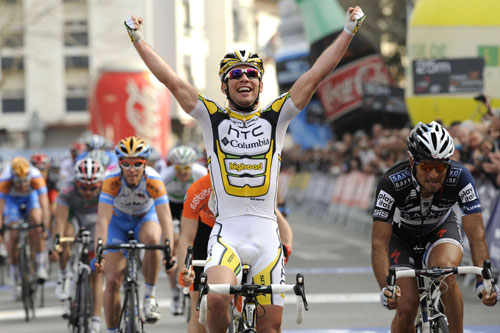 Mark Cavendish wins, Tour of Catalonia 2010, stage two Mark Cavendish wins, Tour of Catalonia 2010, stage two