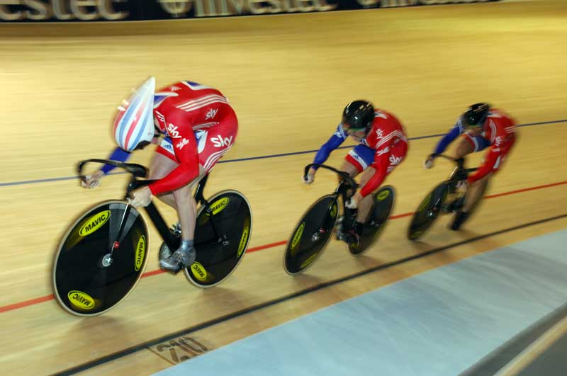 Great Britain team sprint Jason Kenny Ross Edgar Sir Chris Hoy 2010 world track championships Copenhagen.jpg great britain, team sprint, chris hoy, jason kenny, ross edgar, world track champs, copenghagen