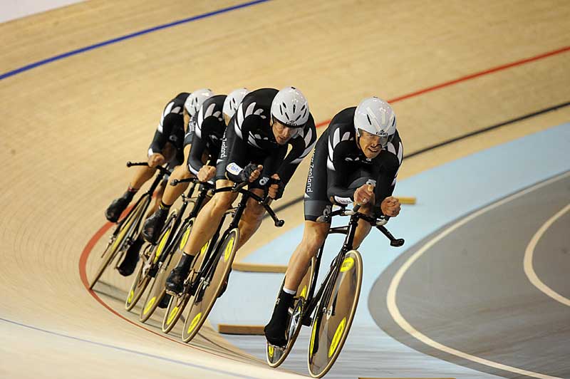 New Zealand, team prursuit, team pursuit, silver medal, track worlds, track champs
