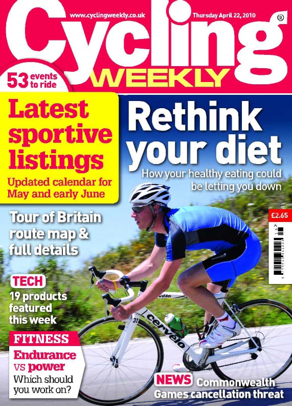 Cycling Weekly April 22 2010 cover
