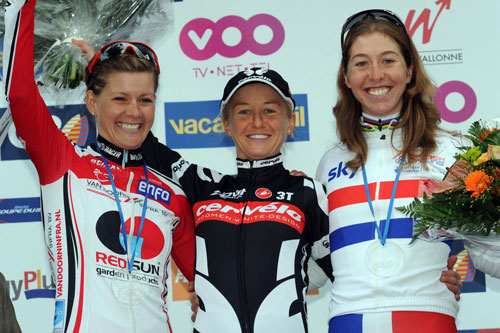 Pooley, Cooke, Johansson, Women's Fleche Wallonne 2010 Pooley, Cooke, Johansson, Women's Fleche Wallonne 2010