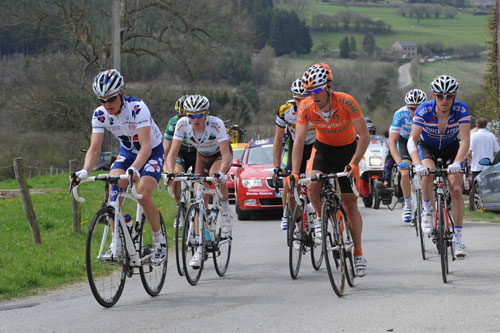 Escape on Cote de Wannem Liege-Bastogne-Liege 2010