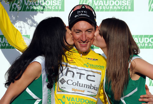 Marco Pinotti wins Tour de Romandie 2010 prologue Marco Pinotti wins Tour de Romandie 2010 prologue