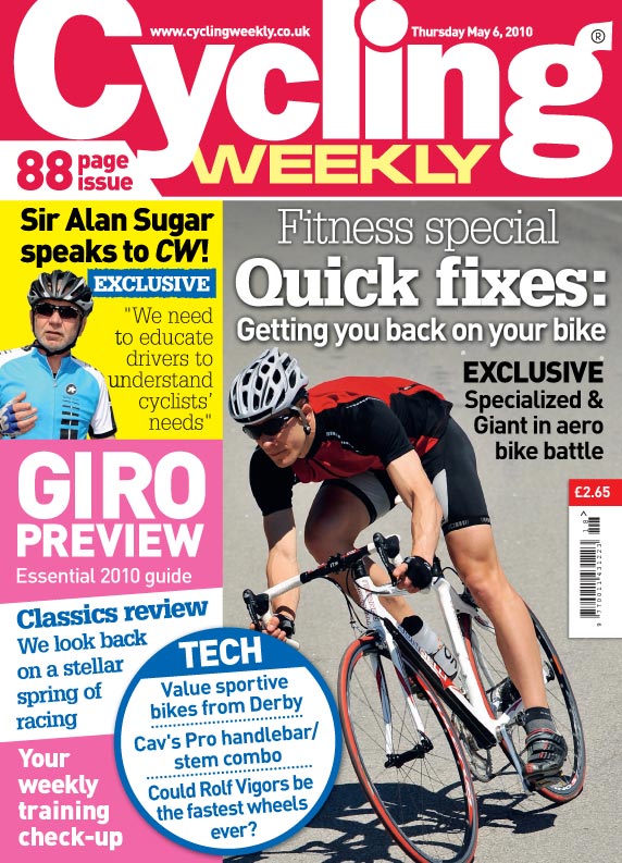 Cycling Weekly May 6 2010 issue cover Cycling Weekly May 6 2010 issue cover
