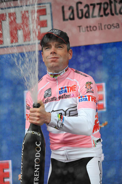 Cadel Evans, Giro d'Italia 2010, stage 2 Cadel Evans, Giro d'Italia 2010, stage 2