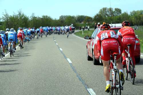 Cofidis in the wind, Giro d'Italia 2010, stage 3