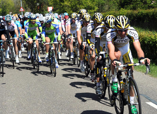 HTC-Columbia lead, Giro d'Italia 2010, stage 3