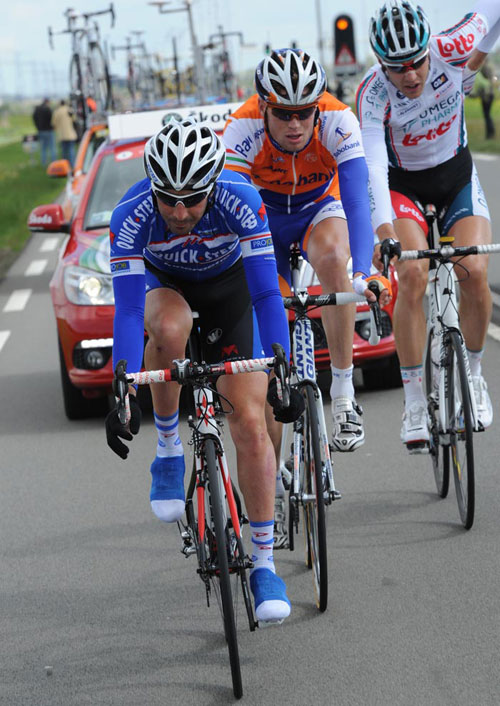 Jerome Pineau escape, Giro d'Italia 2010, stage 3