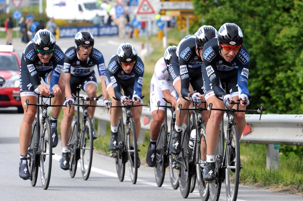 Saxo Bank, Giro d'Italia 2010, stage 4 TTT