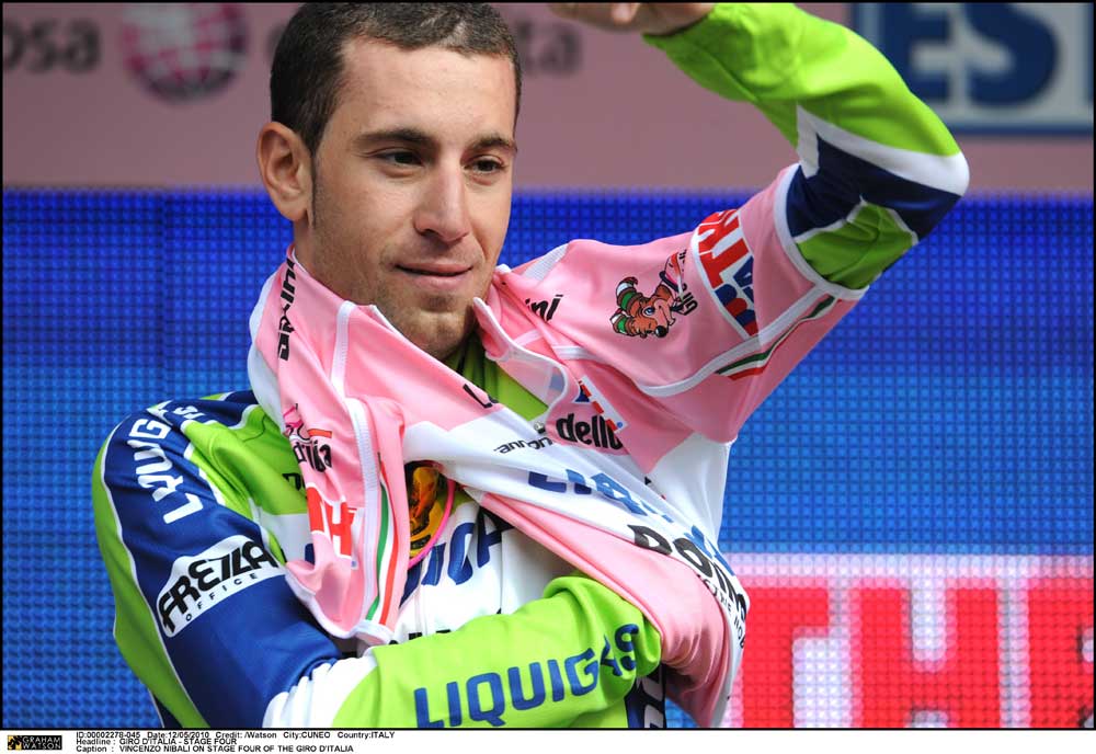 Vincenzo Nibali Liquigas pink jersey 2010 Giro d'Italia nibali, vincenzo nibali, giro, giro d'italia, pink jersey, 2010