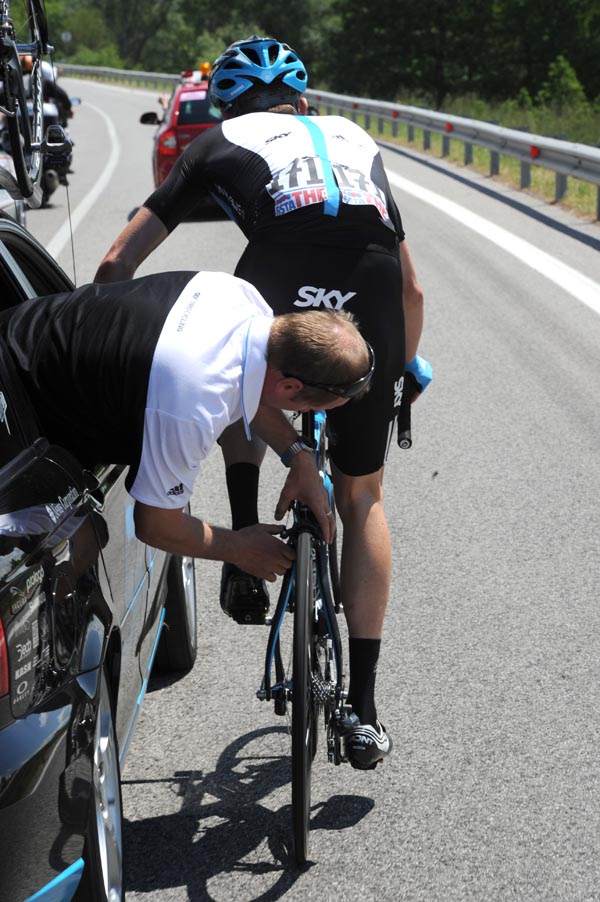 Bradley Wiggins, Giro d'Italia 2010, stage 10