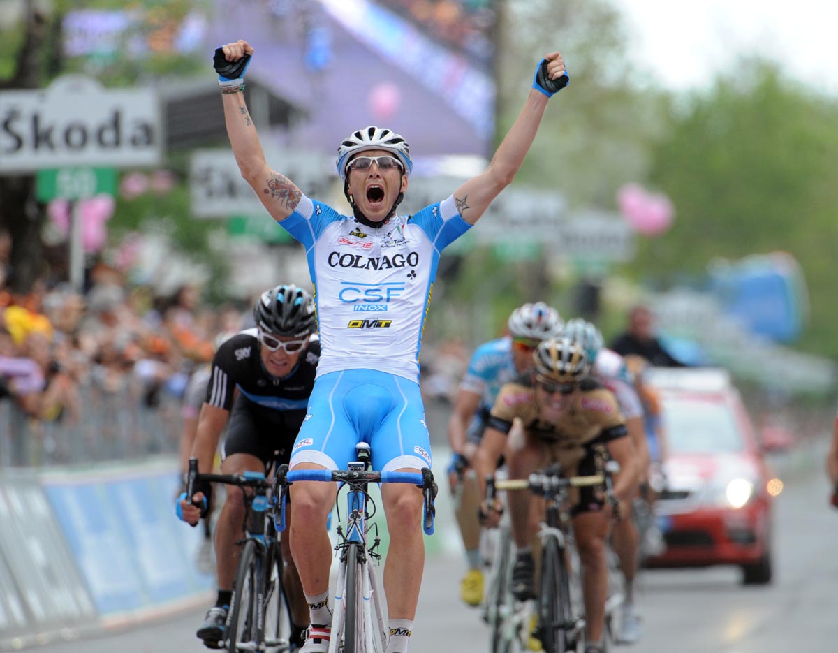Manuel Belletti wins, Giro d'Italia 2010, stage 13 Manuel Belletti wins, Giro d'Italia 2010, stage 13