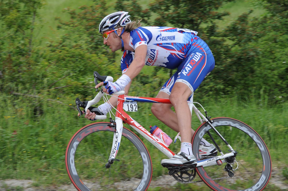 Vladimir Karpets attack, Giro d'Italia 2010, stage 13