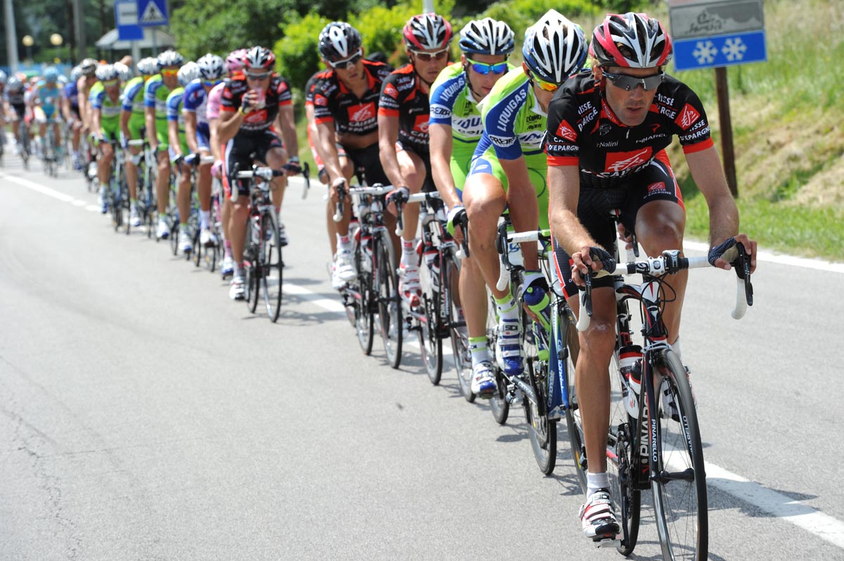 Lastras and Caisse d'Epargne chase, Giro d'Italia 2010, stage 15