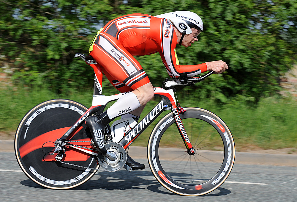 Michael Hutchinson, winner, National 25 mile time trial 2010 Michael Hutchinson, winner, National 25 mile time trial 2010