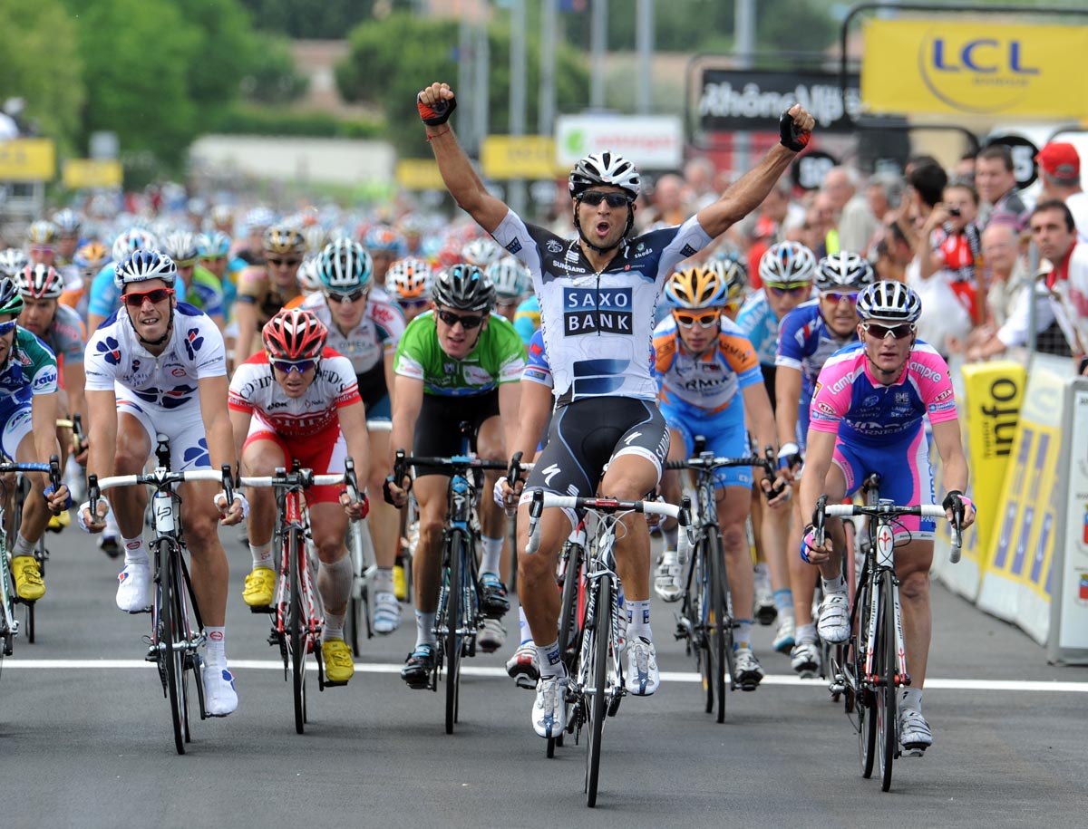JJ Haedo wins, Criterium du Dauphine 2010, stage 2 JJ Haedo wins, Criterium du Dauphine 2010, stage 2