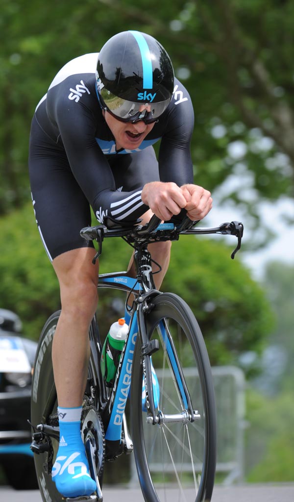Geraint Thomas, Criterium du Dauphine 2010, stage 3 ITT