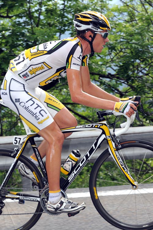 Tejay van Garderen, Criterium du Dauphine 2010, stage 6 Tejay van Garderen, Criterium du Dauphine 2010, stage 6