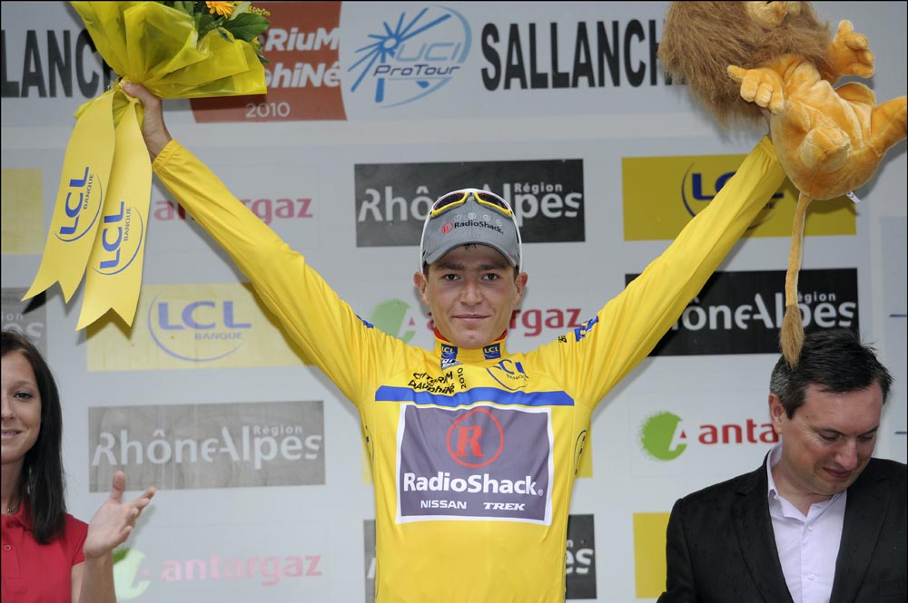 Janez Brajkovic, winner, Criterium du Dauphine 2010, stage 7 Janez Brajkovic, winner, Criterium du Dauphine 2010, stage 7