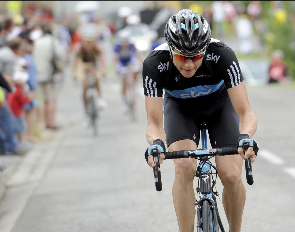 Edvald Boasson Hagen attacks, Criterium du Dauphine 2010, stage 7 Edvald Boasson Hagen attacks, Criterium du Dauphine 2010, stage 7