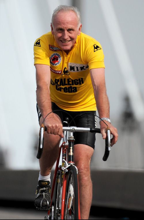 Joop Zoetemelk, 1980 winner, Tour de France 2010, team presentation, Rotterdam, 1 July 2010