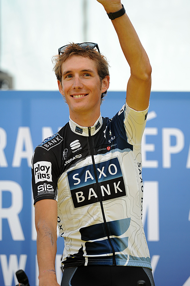 Andy Schleck Tour de France 2010 team presentation Rotterdam.jpg tour de france, tour, tour de france 2010, team presentation