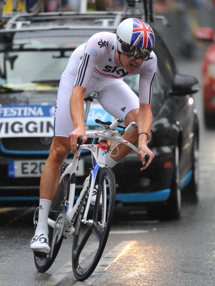 Bradley Wiggins Tour de France 2010 prologue Bradley Wiggins Tour de France 2010 prologue