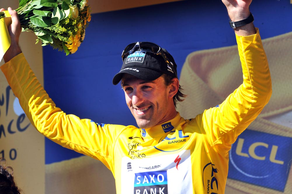 Fabian Cancellara leads overall Tour de France 2010 stage one