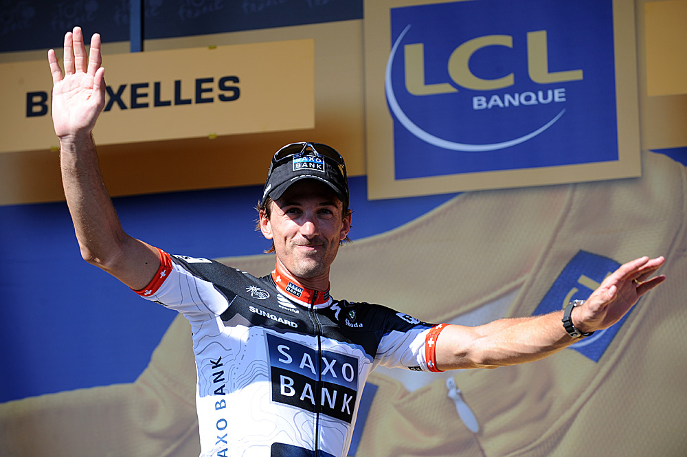 Fabian Cancellara, Tour de France 2010 stage 1 Fabian Cancellara, Tour de France 2010 stage 1