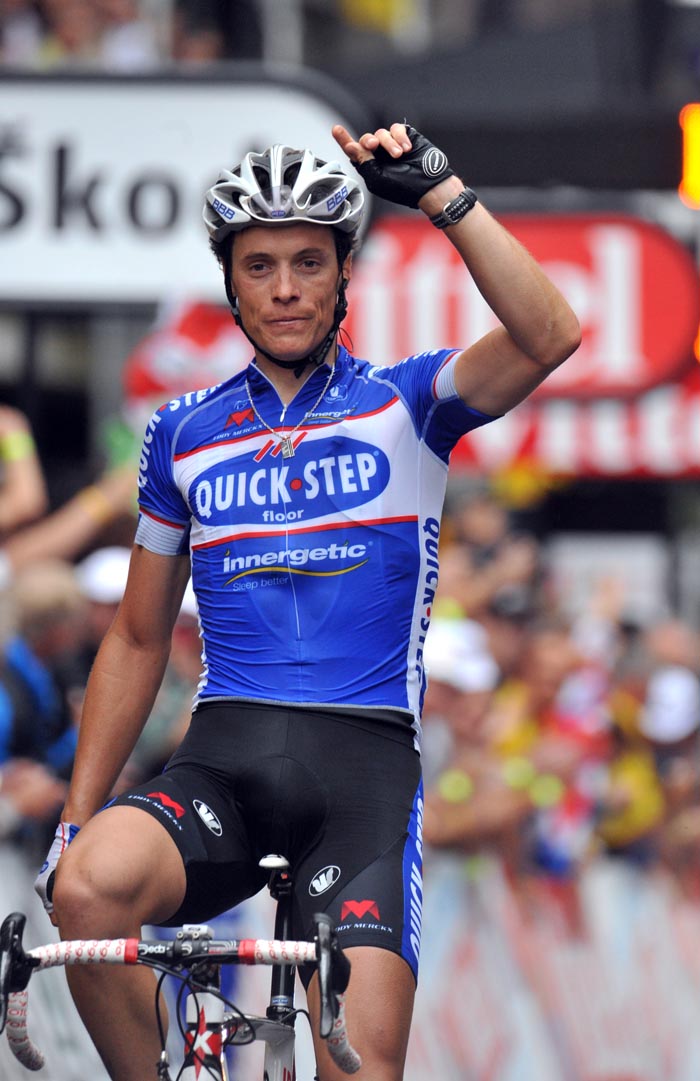 Sylvain Chavanel wins, Tour de France 2010 stage 2