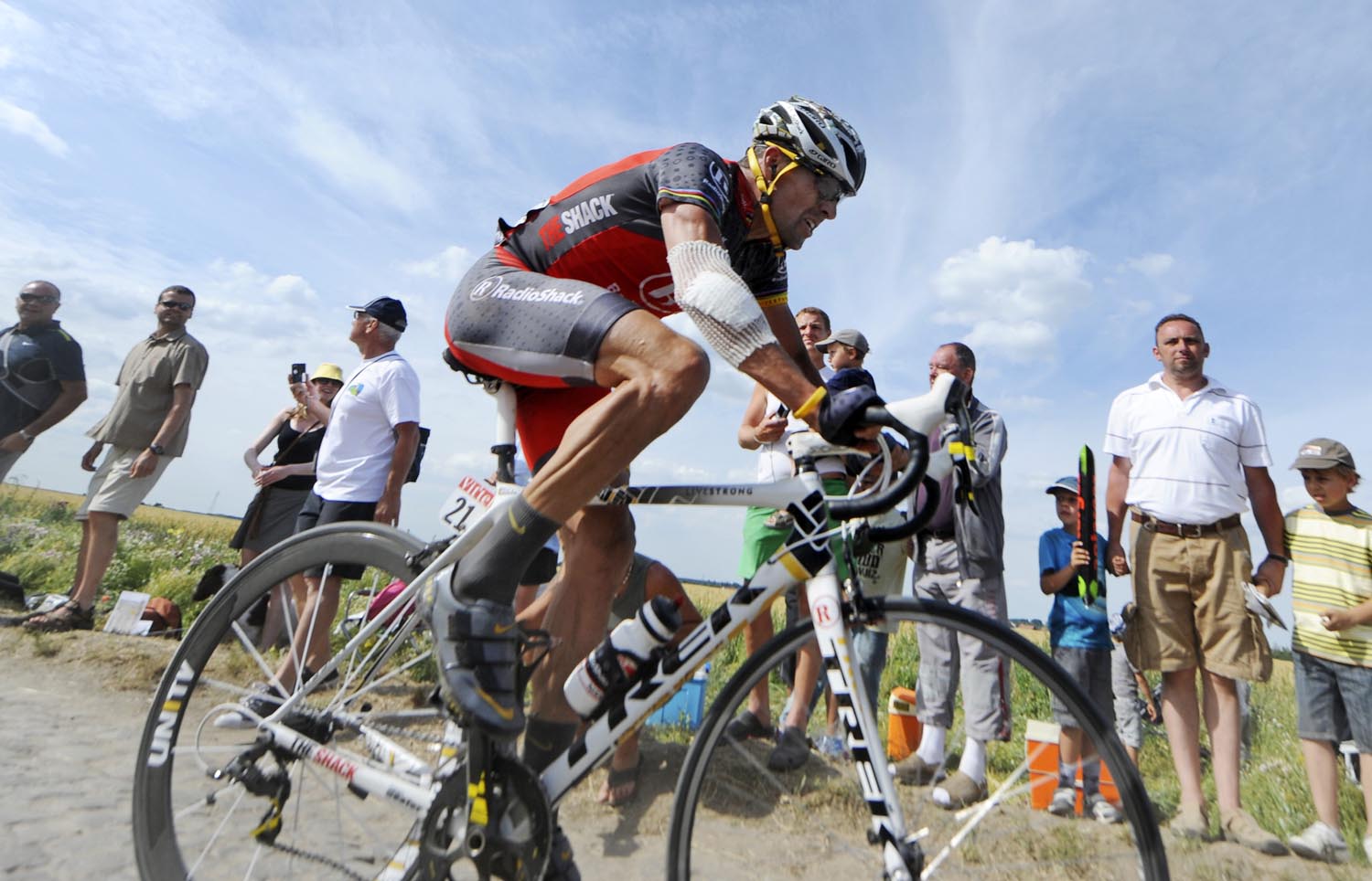 Lance Armstrong, Tour de France 2010, stage 3