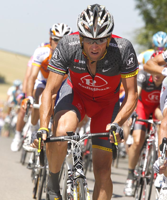Lance Armstrong, Tour de France 2010 stage 4