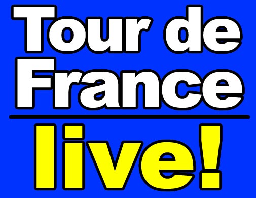 Tour de France live coverage logo Tour de France live coverage logo