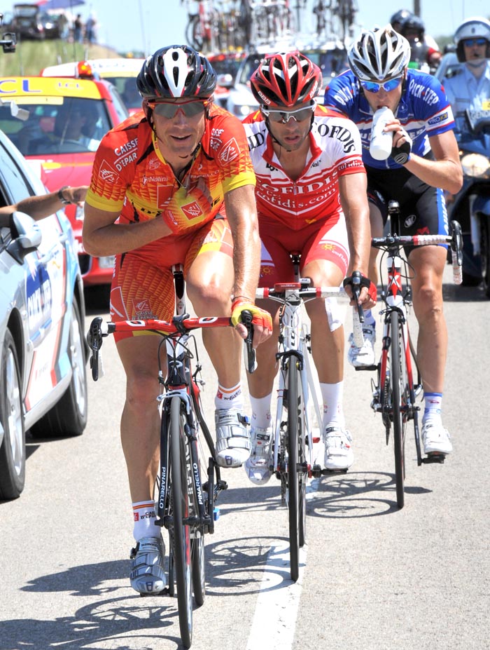 Jose Gutierrez escape, Tour de France 2010 stage 5