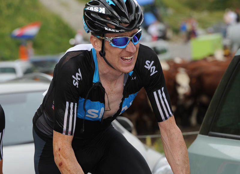 Bradley Wiggins, Tour de France stage 9 Bradley Wiggins, Tour de France stage 9