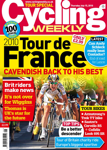 Cycling Weekly July 15 2010 cover