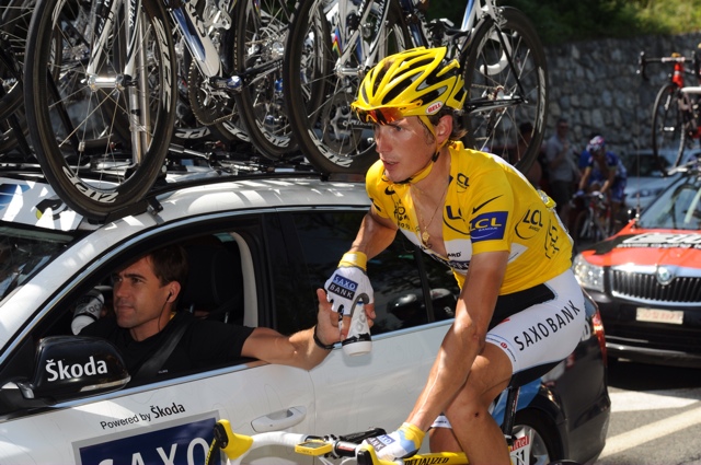 Andy Schleck, Tour de France 2010, stage 10