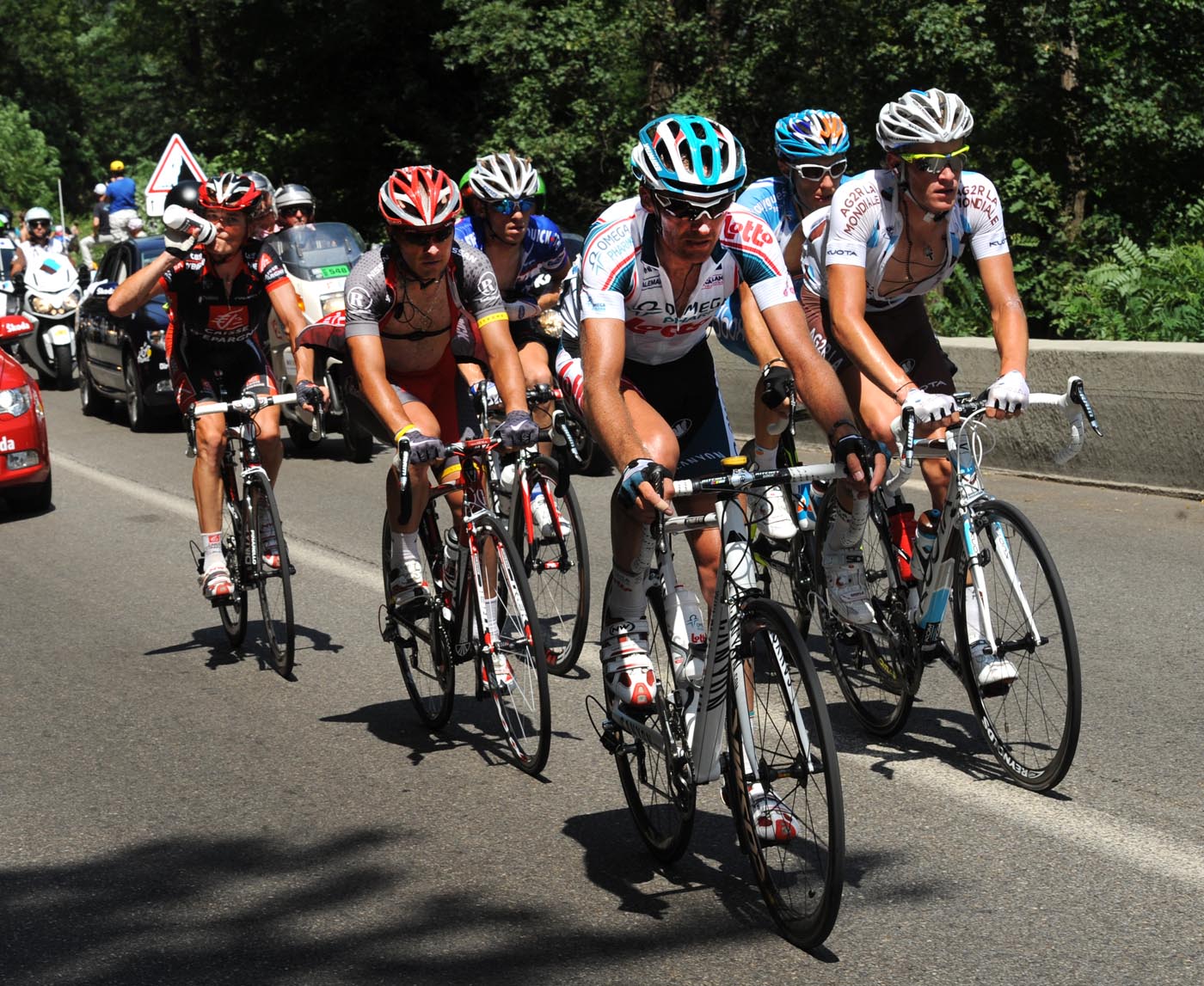 Mario Aerts escape, Tour de France 2010, stage 10