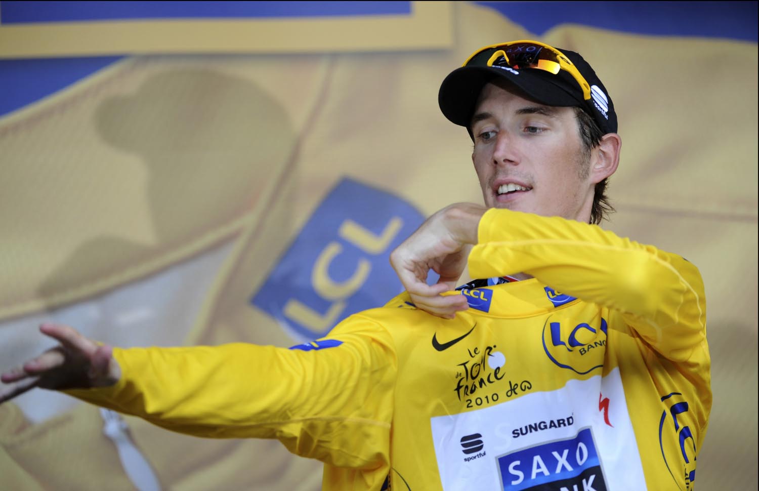 Andy Schleck, Tour de France 2010, stage 10