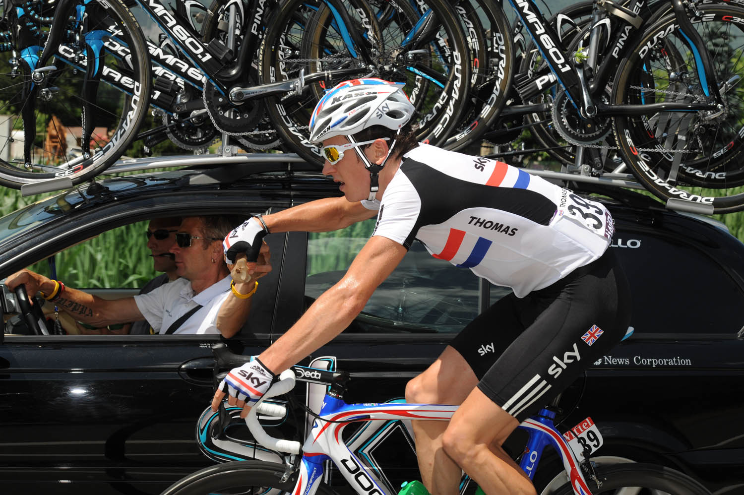 Geraint Thomas, Tour de France 2010, stage 10
