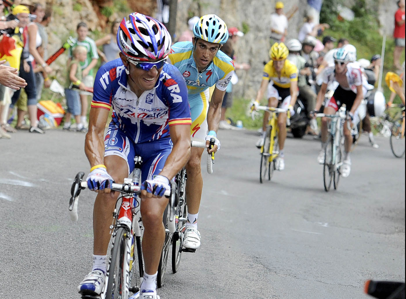 Joaquin Rodriguez attacks, Tour de France 2010, stage 12