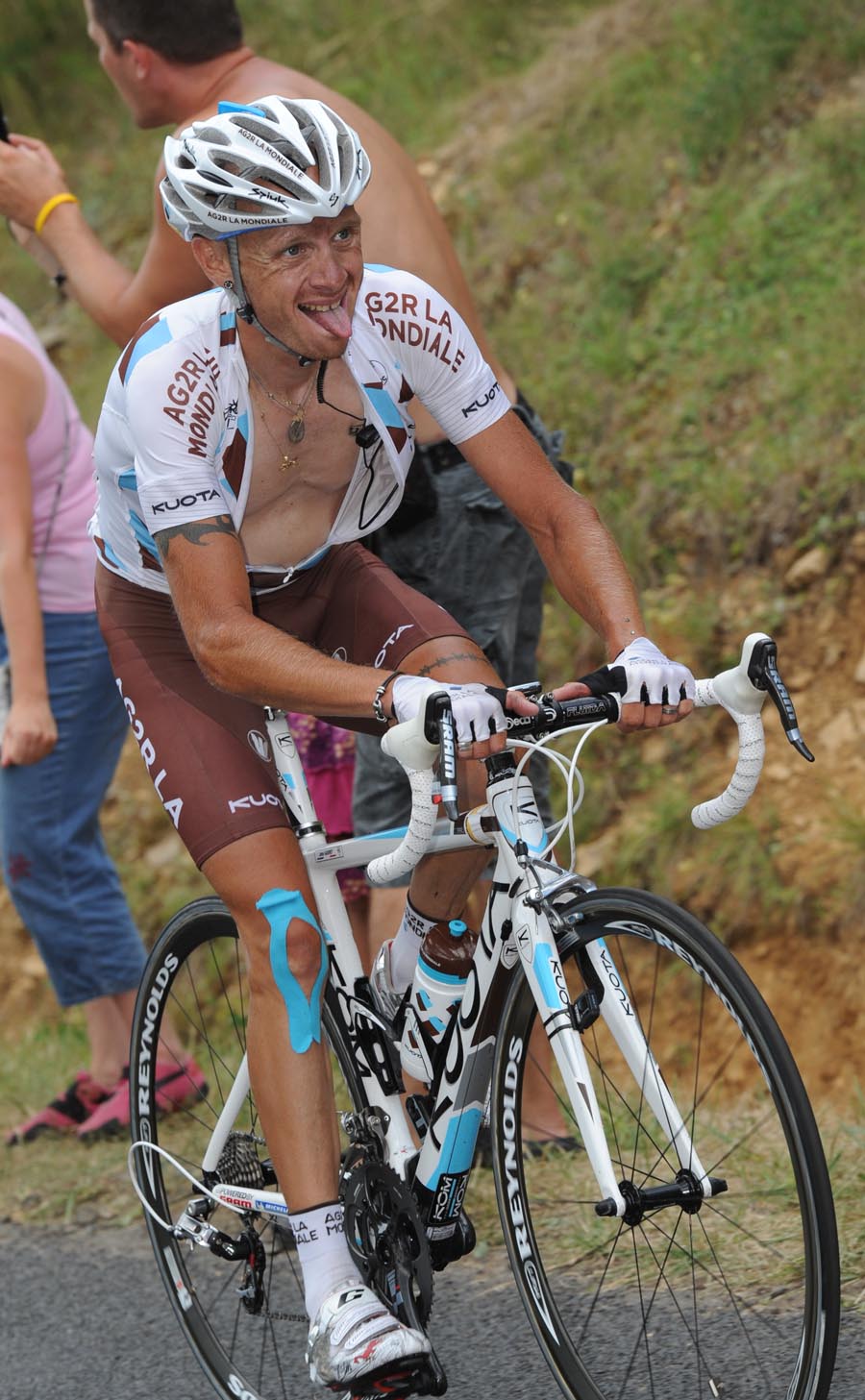 John Gadret attack, Tour de France 2010, stage 12