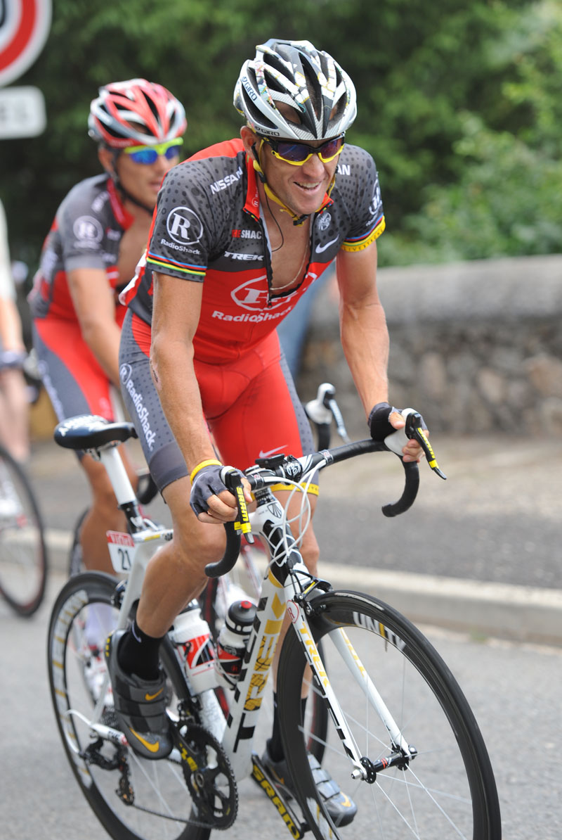 Lance Armstrong, Tour de France 2010, stage 12