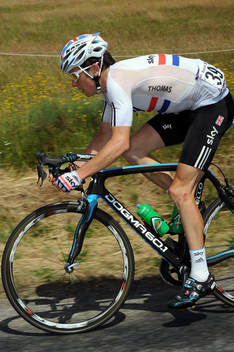 Geraint Thomas, Tour de France 2010, stage 12