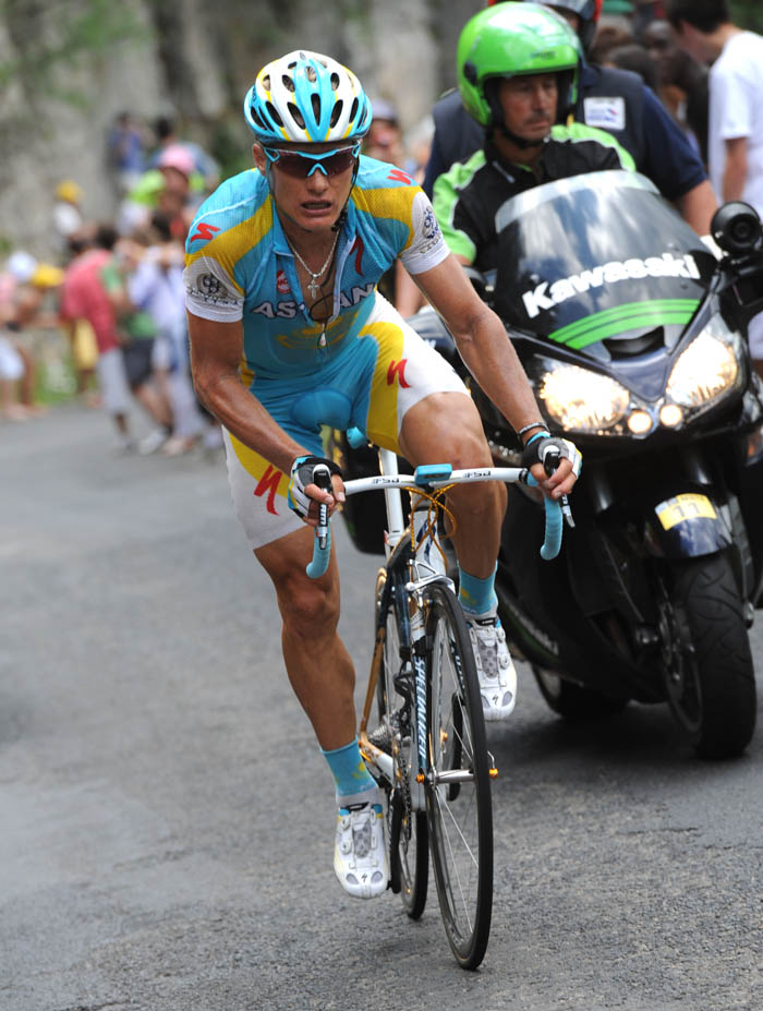 Alexandre Vinokourov solo, Tour de France 2010, stage 12