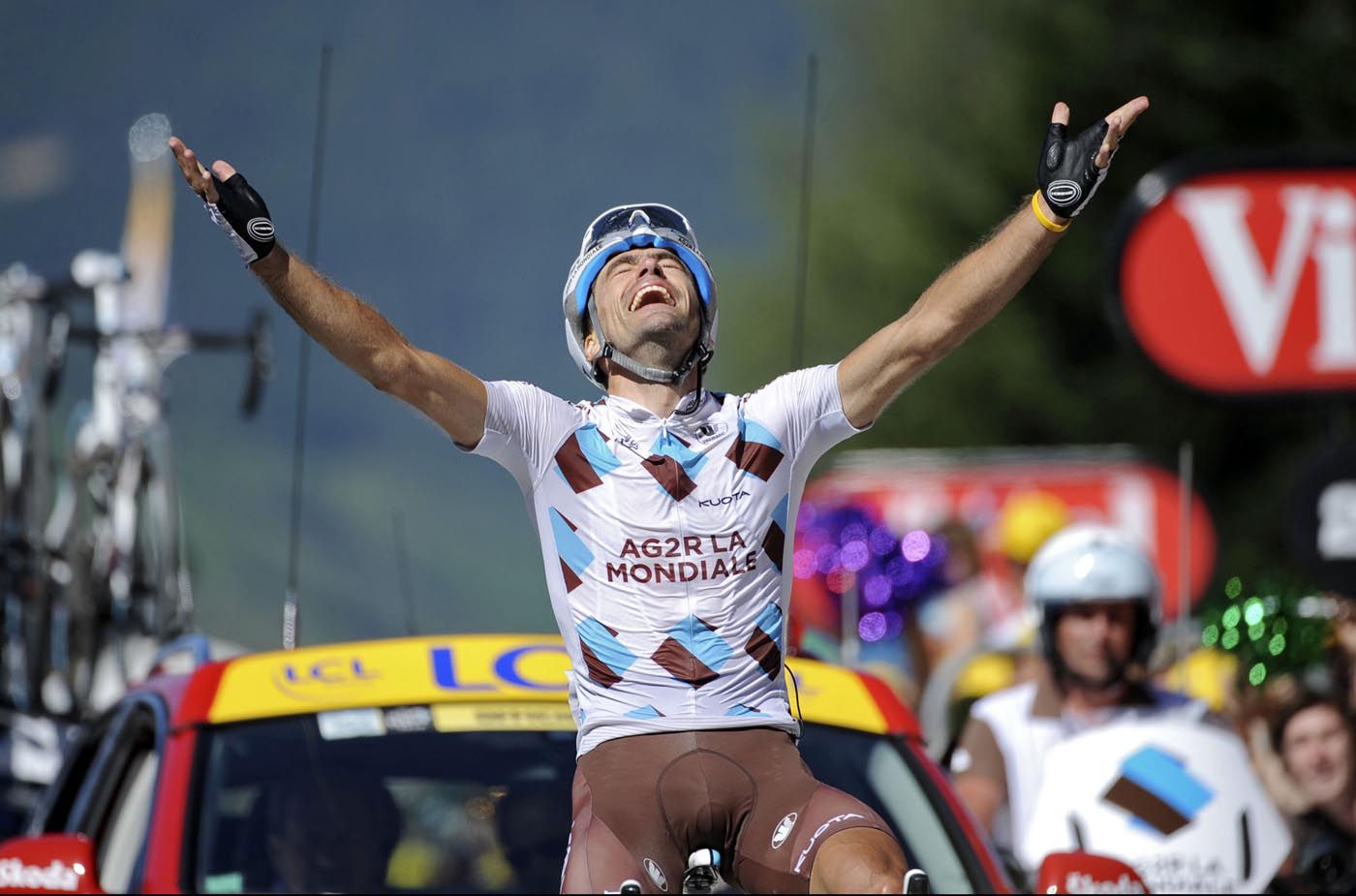 Christophe Riblon wins, Tour de France 2010, stage 14 Christophe Riblon wins, Tour de France 2010, stage 14